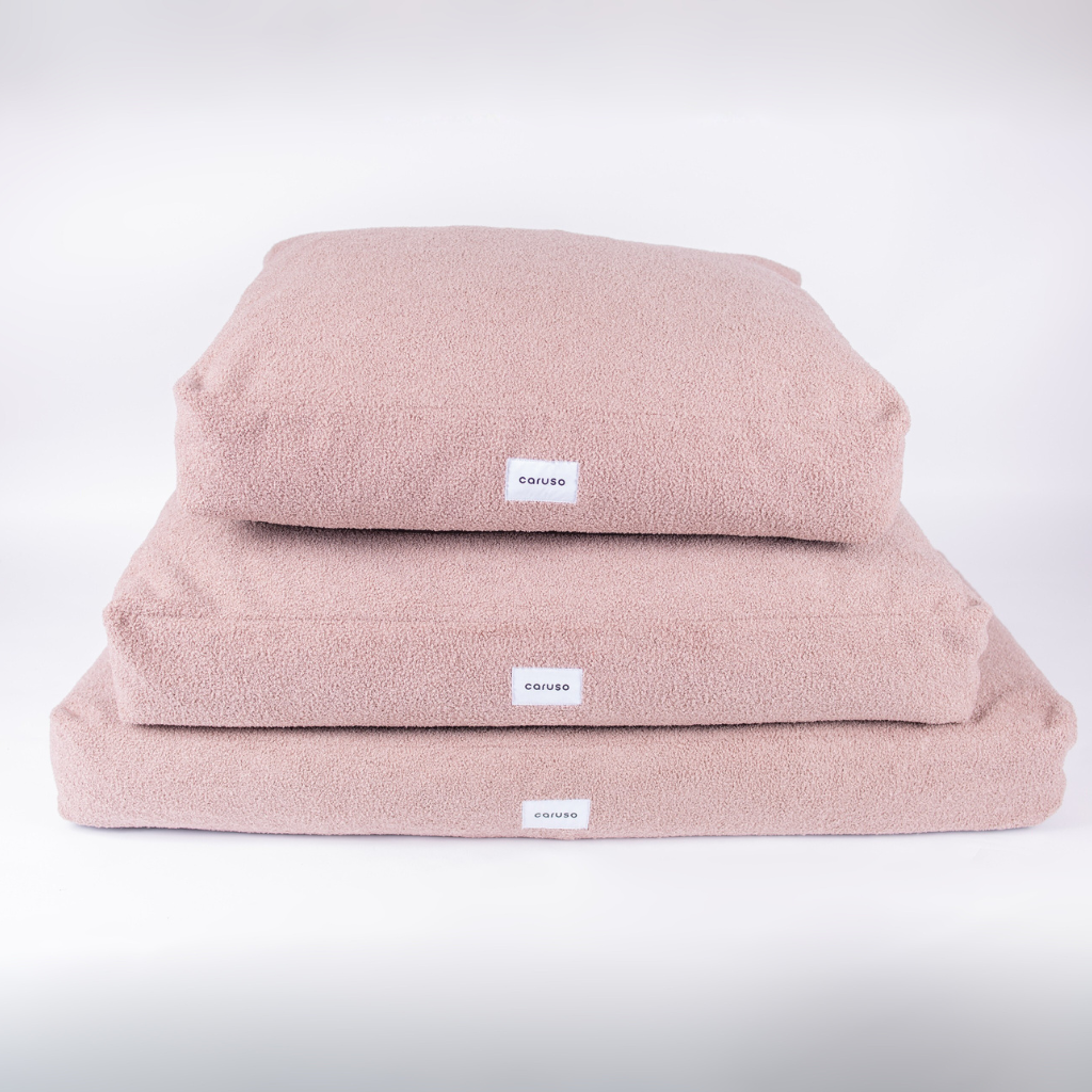 Hundebett Cozy Teddy Rosa