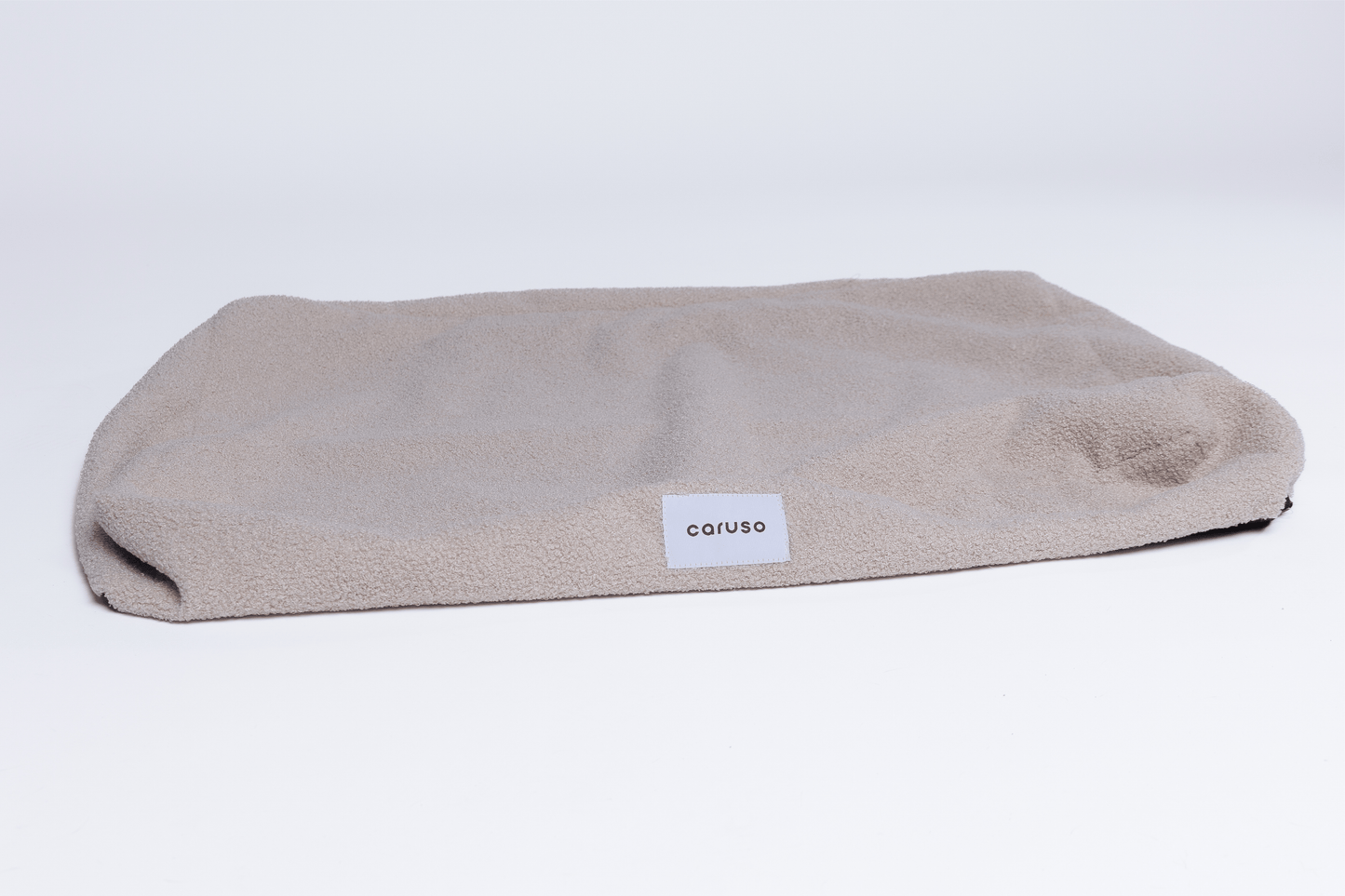 Teddyfell Bezug in beige frontal
