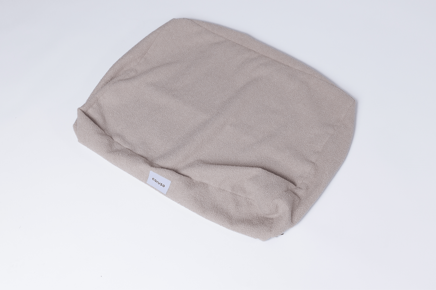 Teddyfell Bezug in beige von oben