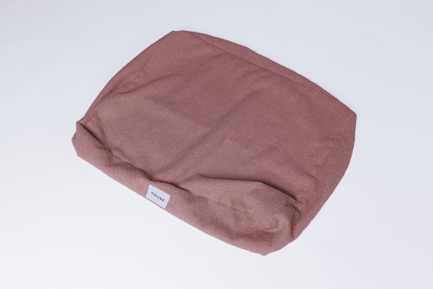 Teddyfell Bezug in rosa von oben