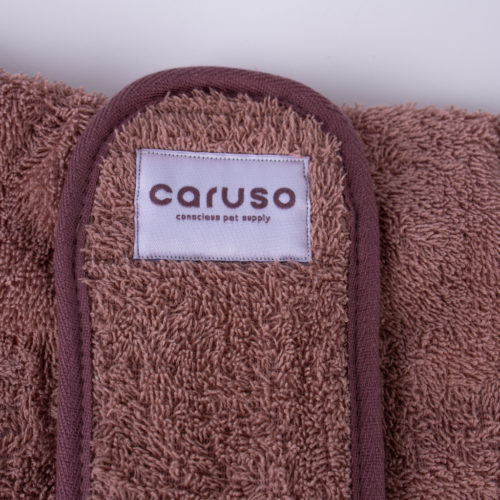 Hundebademantel Rosa