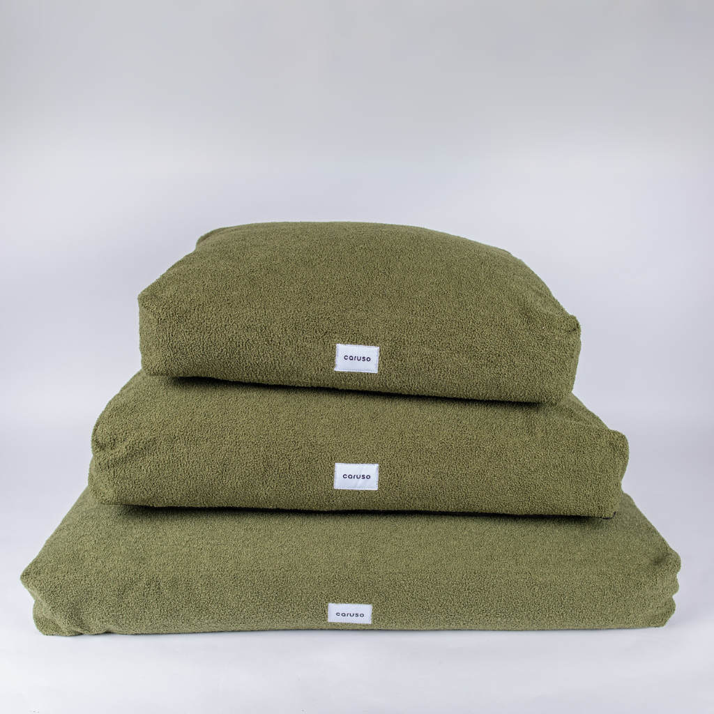 Hundebett Cozy Teddy Grün