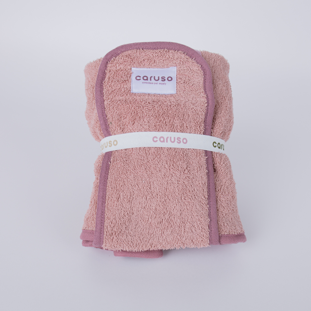 Hundebademantel Rosa