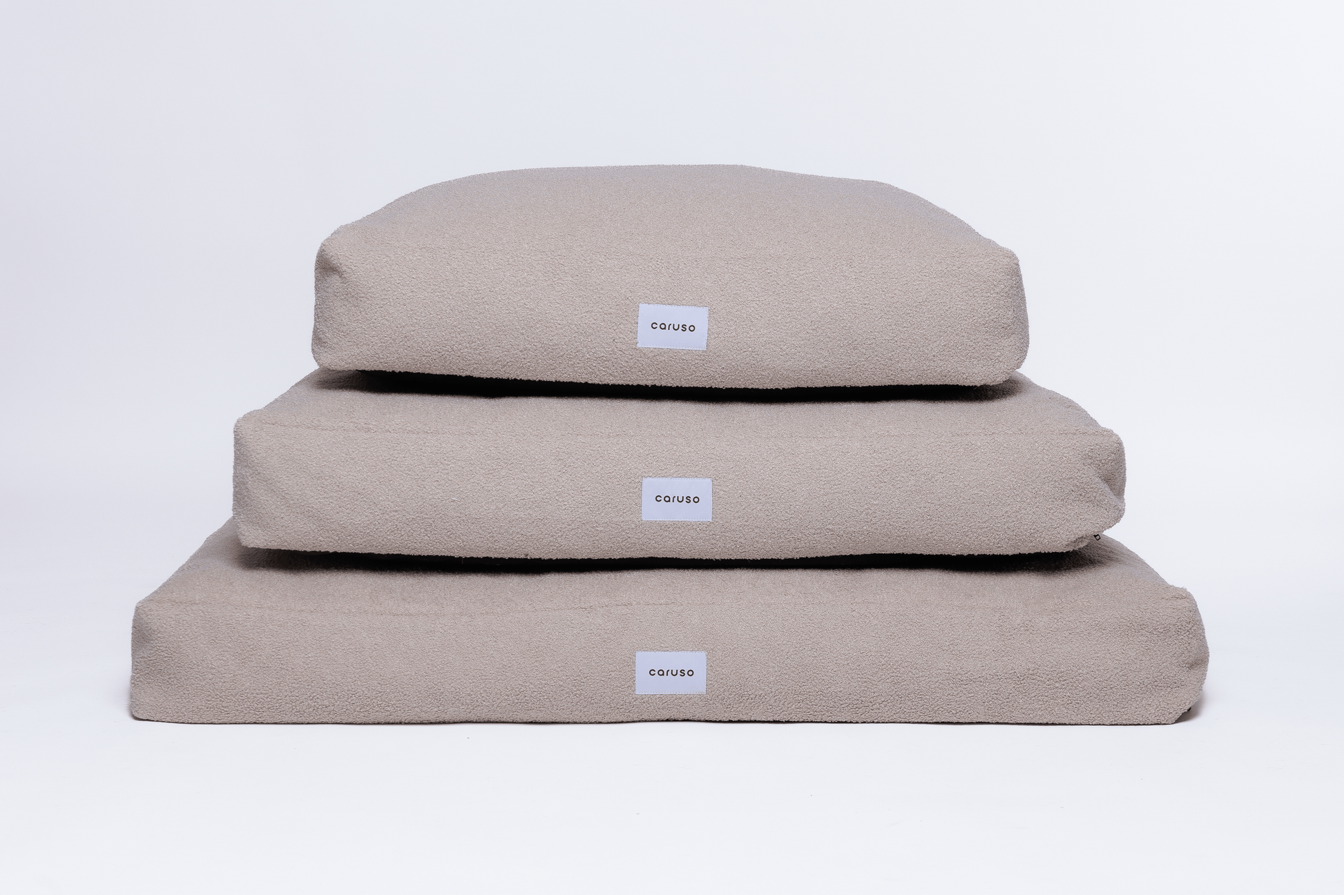 orthopädisches hundebett in beige Teddyfell in verschiedenen Größen